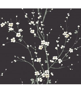 2927-81800 - Newport  Wallpaper by A Street-Monterey Floral Branch