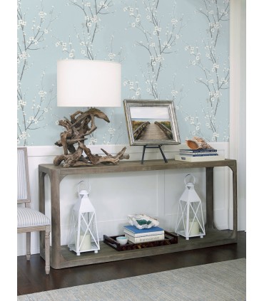 2927-81802 - Newport  Wallpaper by A Street-Monterey Floral Branch