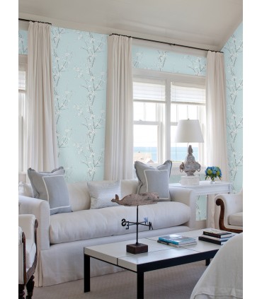 2927-81802 - Newport  Wallpaper by A Street-Monterey Floral Branch