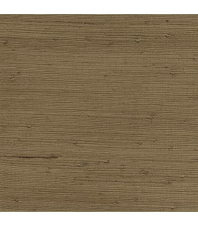 4018-0015 - Battan Taupe  Grasscloth Wallpaper