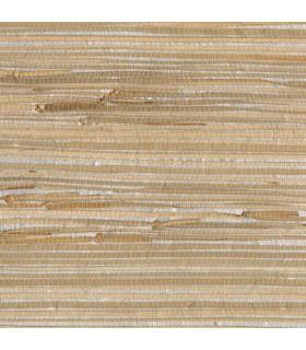 4018-0031 - Tereza Silver Foil Grasscloth Wallpaper