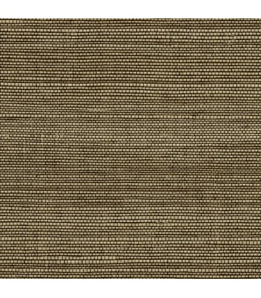 4018-0034 - Jiao Brown Grasscloth Wallpaper