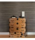 4018-0034 - Jiao Brown Grasscloth Wallpaper