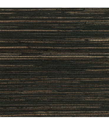 4018-0035 - Shandong Charcoal Ramie Grasscloth Wallpaper