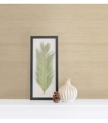 4018-0052 - Kostya Cream Grasscloth Wallpaper