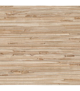 4018-0053 - Kaziko Khaki Grasscloth Wallpaper