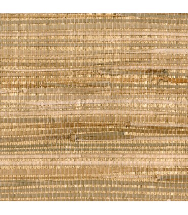 4018-0055 - Zoho Neutral Foil Grasscloth Wallpaper
