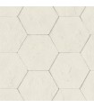 4015-427110 - Bascom Dove Stone Hexagon Wallpaper-Beyond Textures