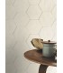 4015-427110 - Bascom Dove Stone Hexagon Wallpaper-Beyond Textures