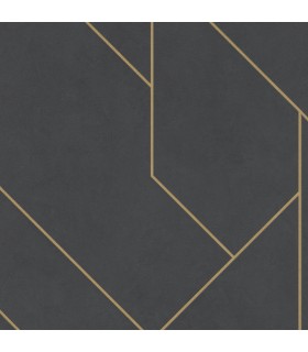 4015-427431 - Pollock Black Gilded Geometric Wallpaper-Beyond Textures