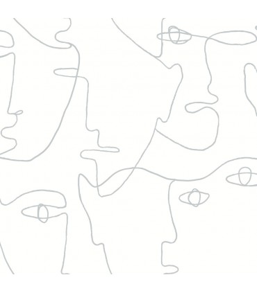PSW1052RL - Pablo Portraits Peel and Stick Wallpaper by York