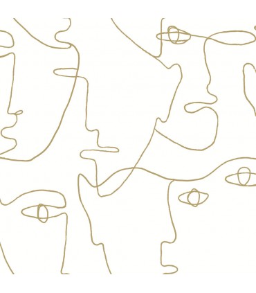 PSW1054RL - Pablo Portraits Peel and Stick Wallpaper by York