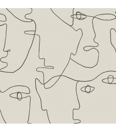 PSW1055RL - Pablo Portraits Peel and Stick Wallpaper by York