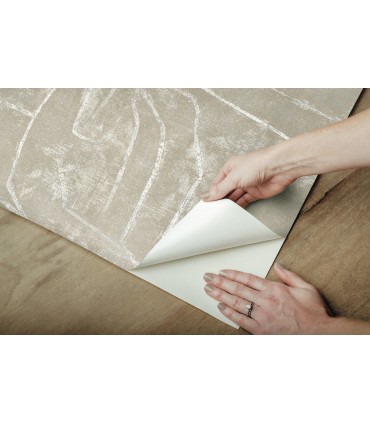 PSW1068RL - Urban Chalk Peel and Stick Wallpaper by York