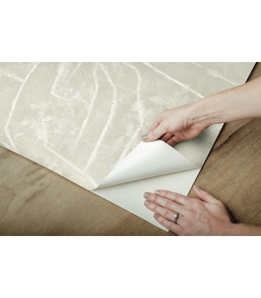 PSW1231RL - Urban Chalk Peel and Stick Wallpaper by York
