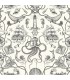 RMK12001WP - Deep Sea Toile Peel and Stick Wallpaper