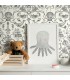 RMK12001WP - Deep Sea Toile Peel and Stick Wallpaper