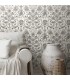 RMK12001WP - Deep Sea Toile Peel and Stick Wallpaper
