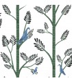 PSW1237RL - Aviary Branch Peel and Stick Wallpaper by York