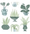 PSW1249RL - Plant Party Peel and Stick Wallpaper by York