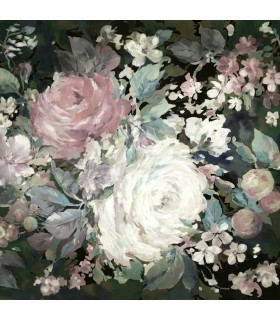 MU0247M -Impressionist Floral Wallpaper Mural by York