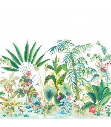 MU0254M -Tropical Panoramic Wallpaper Mural by York