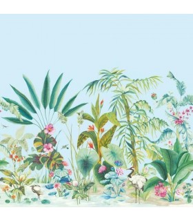 MU0255M -Tropical Panoramic Wallpaper Mural by York