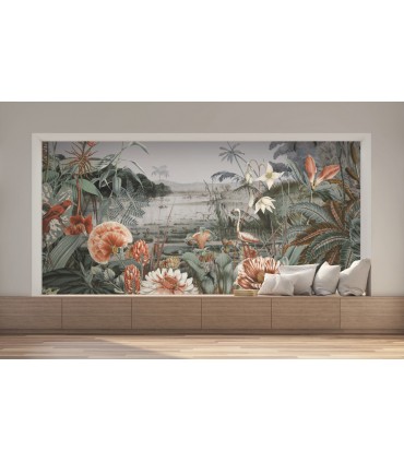 MU0262M - Floating Gardens Wallpaper Mural by York