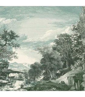 MU0272M - Provincial Scenic Wallpaper Mural by York