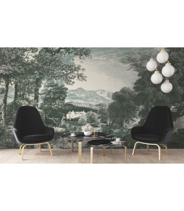 MU0272M - Provincial Scenic Wallpaper Mural by York