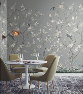 MU0313M - Lingering Garden Wallpaper Mural by York