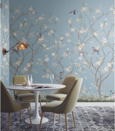 MU0314M - Lingering Garden Wallpaper Mural by York