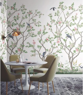 MU0317M - Lingering Garden Wallpaper Mural by York