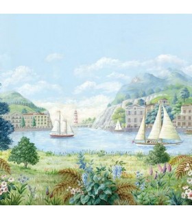 MU0318M - Safe Harbor Wallpaper Mural by York