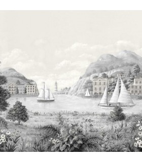 MU0319M - Safe Harbor Wallpaper Mural by York