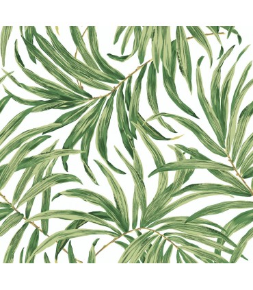 AT7050 -Bali Leaves Wallpaper-Tropics Resource Library