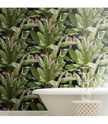 AT7071 -Banana Leaf Wallpaper-Tropics Resource Library