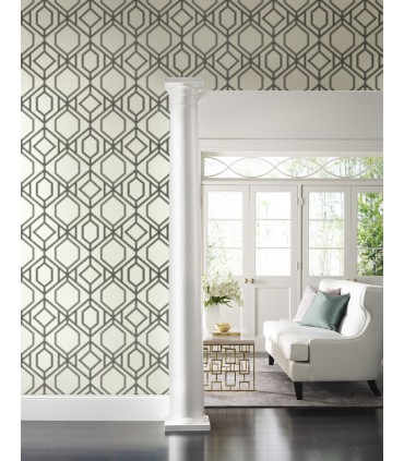 TC2632 -Sawgrass Trellis Wallpaper-Tropics Resource Library