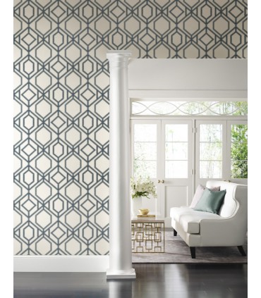 TC2634 -Sawgrass Trellis Wallpaper-Tropics Resource Library
