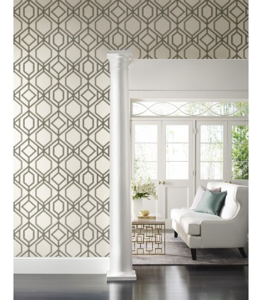 TC2635 -Sawgrass Trellis Wallpaper-Tropics Resource Library
