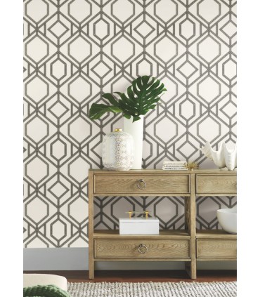 TC2635 -Sawgrass Trellis Wallpaper-Tropics Resource Library