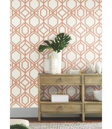 TC2636 -Sawgrass Trellis Wallpaper-Tropics Resource Library