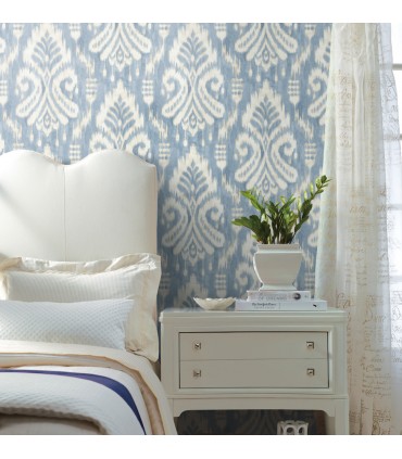TC2644 -Hawthorne Ikat Wallpaper-Tropics Resource Library