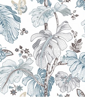 RMK11584RL - Boho Palm Peel and Stick Wallpaper