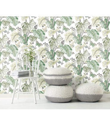 RMK11585RL - Boho Palm Peel and Stick Wallpaper