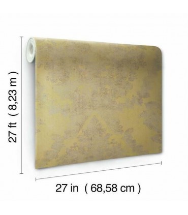 HS7956 - Charleston Damask Wallpaper by Ronald Redding