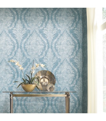 KT2213 - Charleston Damask Wallpaper by Ronald Redding