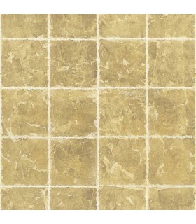 KT2102 - Metal Leaf Squares Wallpaper by Ronald Redding