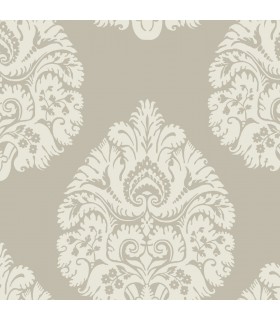 KT2142 - Teardrop Damask Wallpaper by Ronald Redding