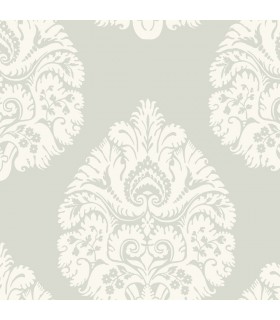 KT2145 - Teardrop Damask Wallpaper by Ronald Redding